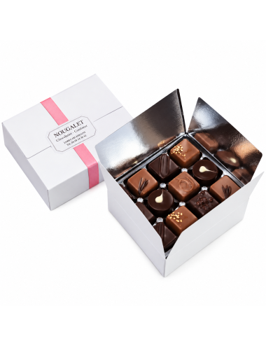 Ballotin chocolats noir assortis