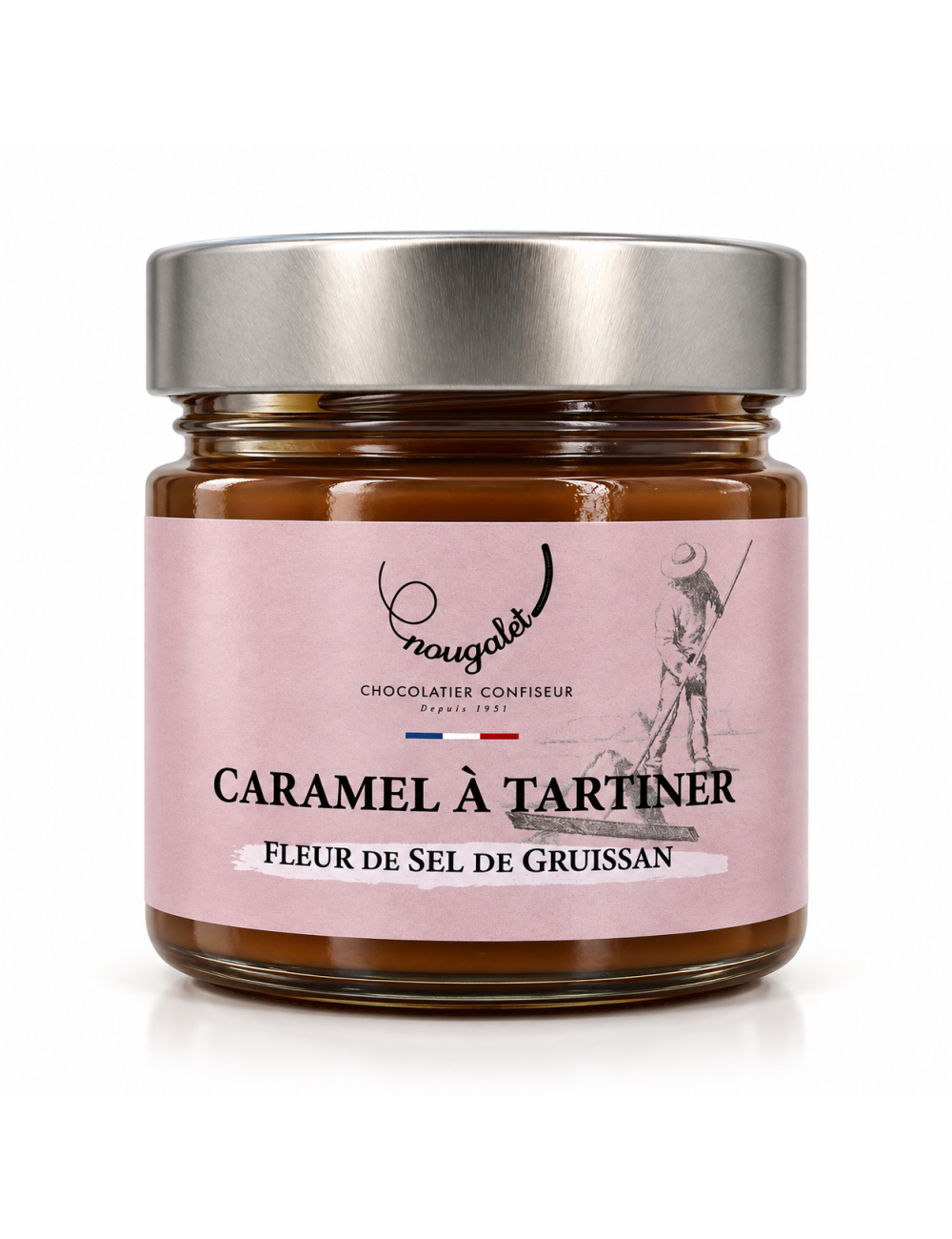 Caramel à tartiner fleur de sel de Gruissan