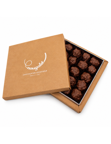 Coffret 25 rochers chocolat noir