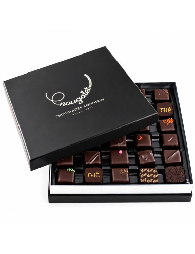 Coffret ganaches noir