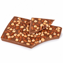 Plaque à casser Chocolat lait aux fruits secs