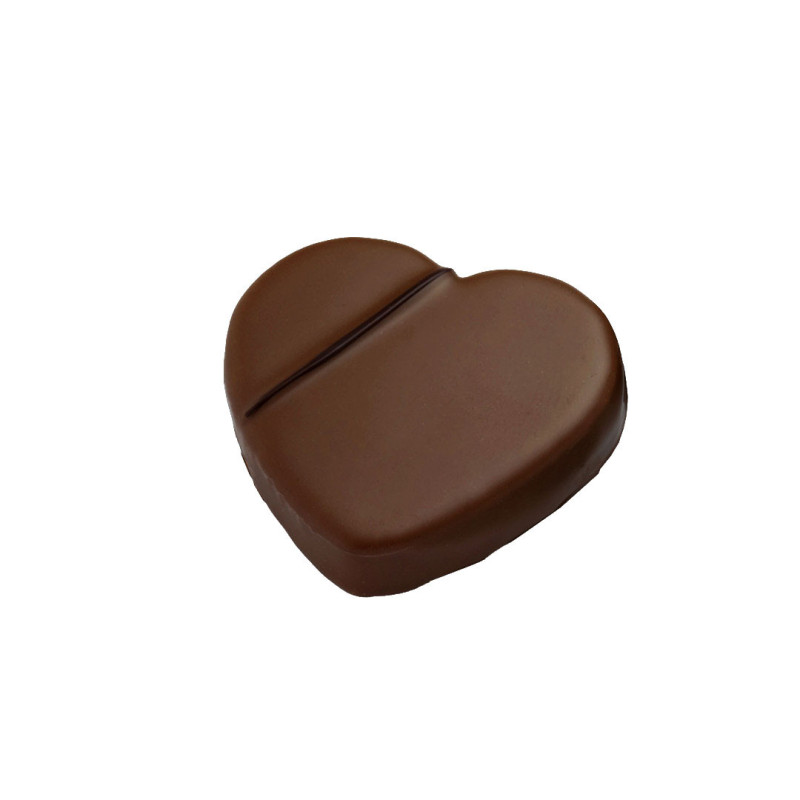 Coeur praliné noir